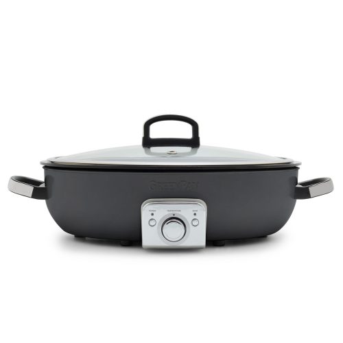 Advanced electric oval skillet