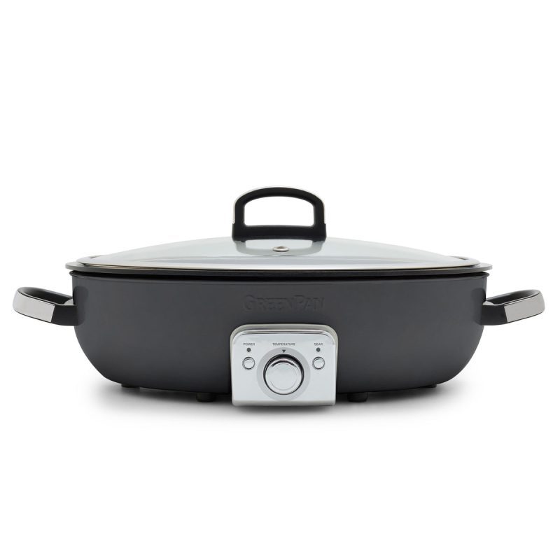 Advanced electric oval skillet