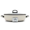 Advanced electric oval skillet