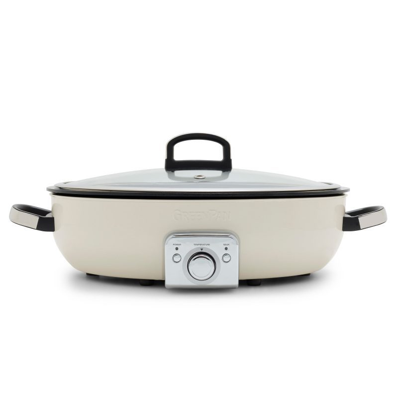 Advanced electric oval skillet