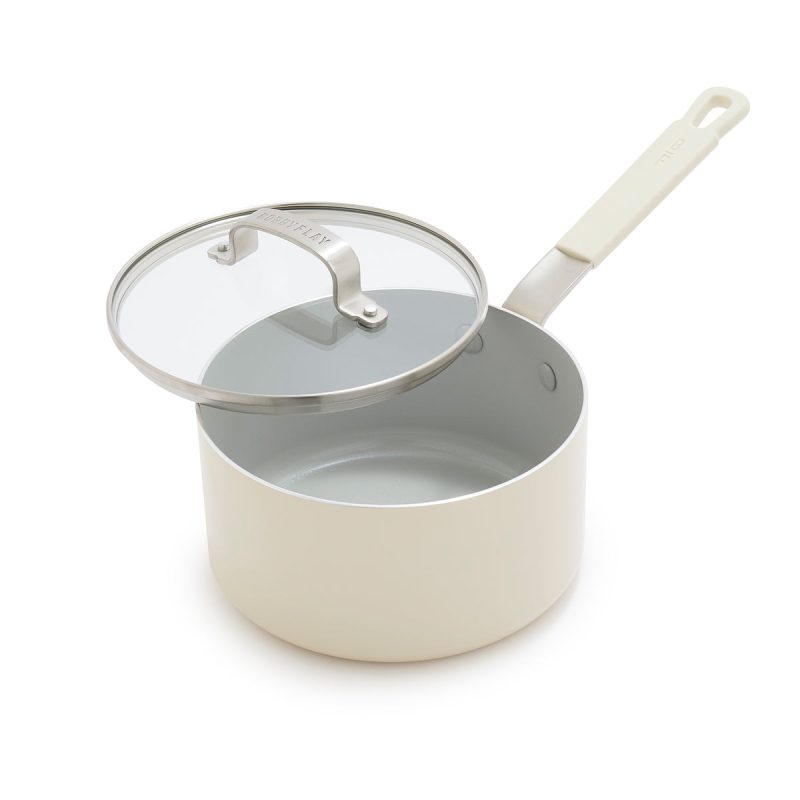 Bobby Flay ceramic nonstick saucepan